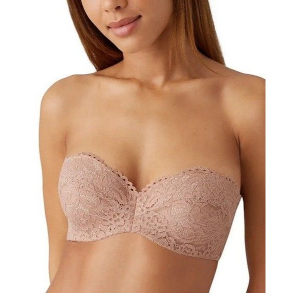 b.tempt'd by Wacoal Women's Ciao Bella Strapless Lace Bra Roebuck 34B NWT